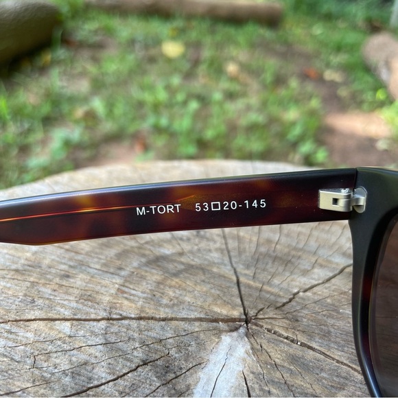 Sama Marlowe matte tortoise sunglasses made in Japan with case main image 8